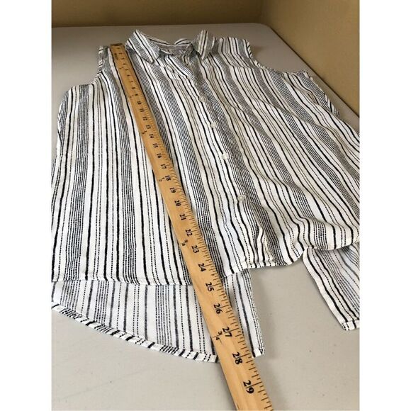 Girl Krazy Women Tops Button Down Shirts Multi Rayon SZ L - Picture 10 of 11